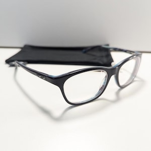 Oakley Taunt 130 OX1091-1350 T Purple Marble Eye Glasses Eyewear Blue Design Y2k image 5