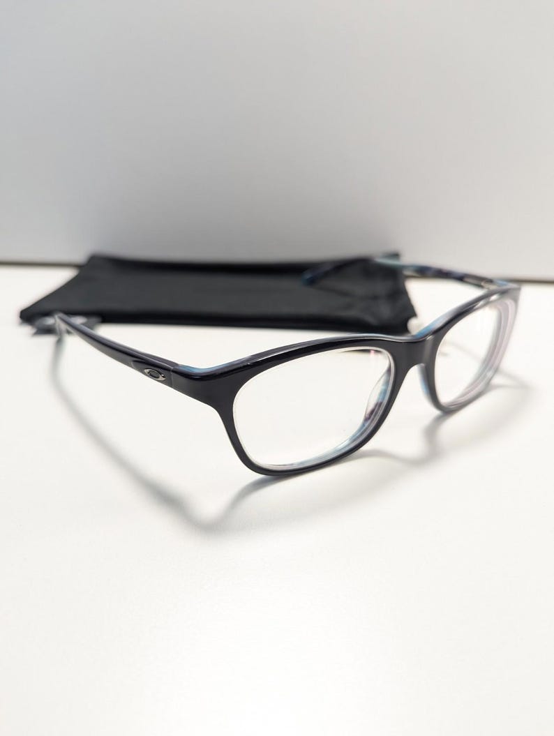 Oakley Taunt 130 OX1091-1350 T Purple Marble Eye Glasses Eyewear Blue Design Y2k image 5