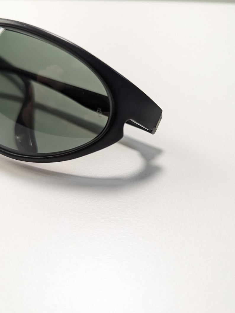 Vintage Ray Ban B&L Black G15 Uv Sport Wrap Sunglasses Eyewear Classic Chic image 8