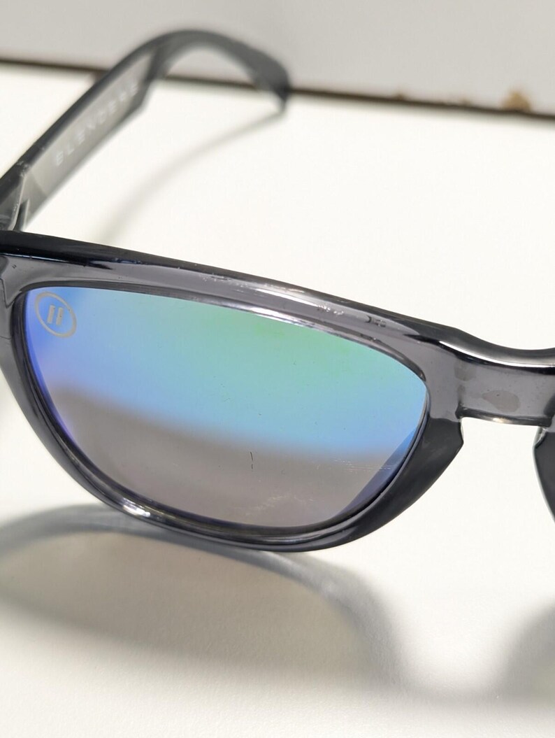 Blenders LUCKY FOLIE Smoke Grey Sunglasses Plastic Square Frames Classic Style image 5