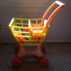 Mattel Tuff Stuff Shopping Cart 1972 Complete With Food Etsy