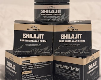 Pure Himalaya Shilajit-hars 50 g - onbewerkt biologisch - laboratoriumgecertificeerd
