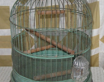Painted Bird Cage Etsy