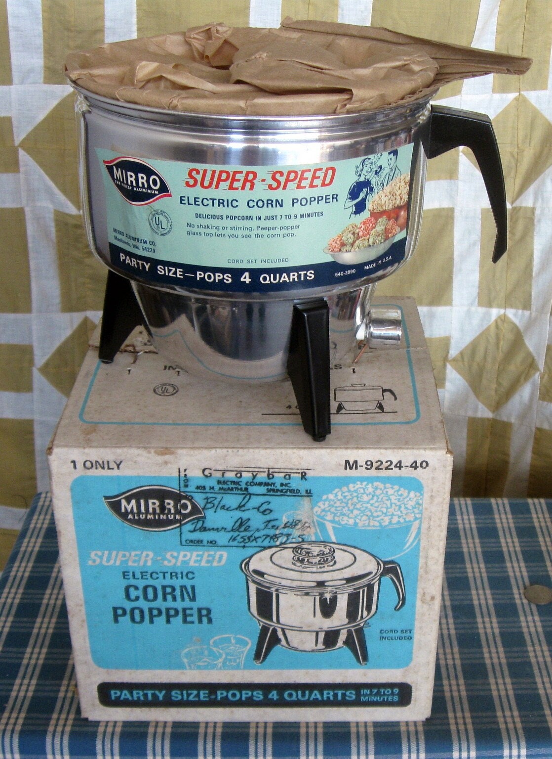 Vintage Working Presto Air Popcorn Popper -  Denmark