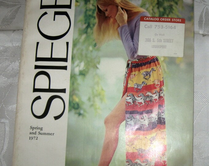 Vintage Spiegel Catalog Spring & Summer 1972 Original Vintage Fashions