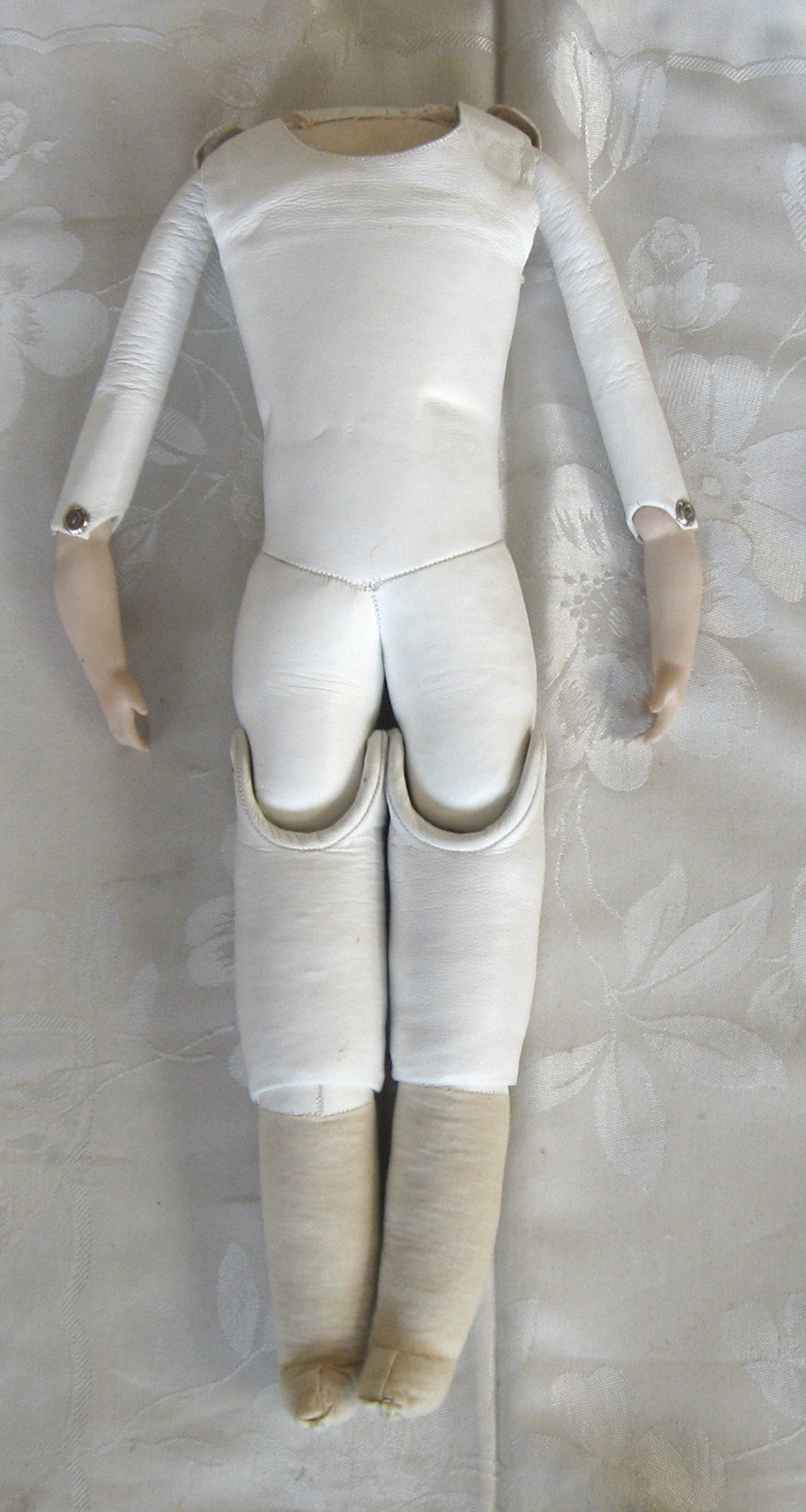 Reproduction Leather Cloth Doll Body For Antique Jointed China Etsy