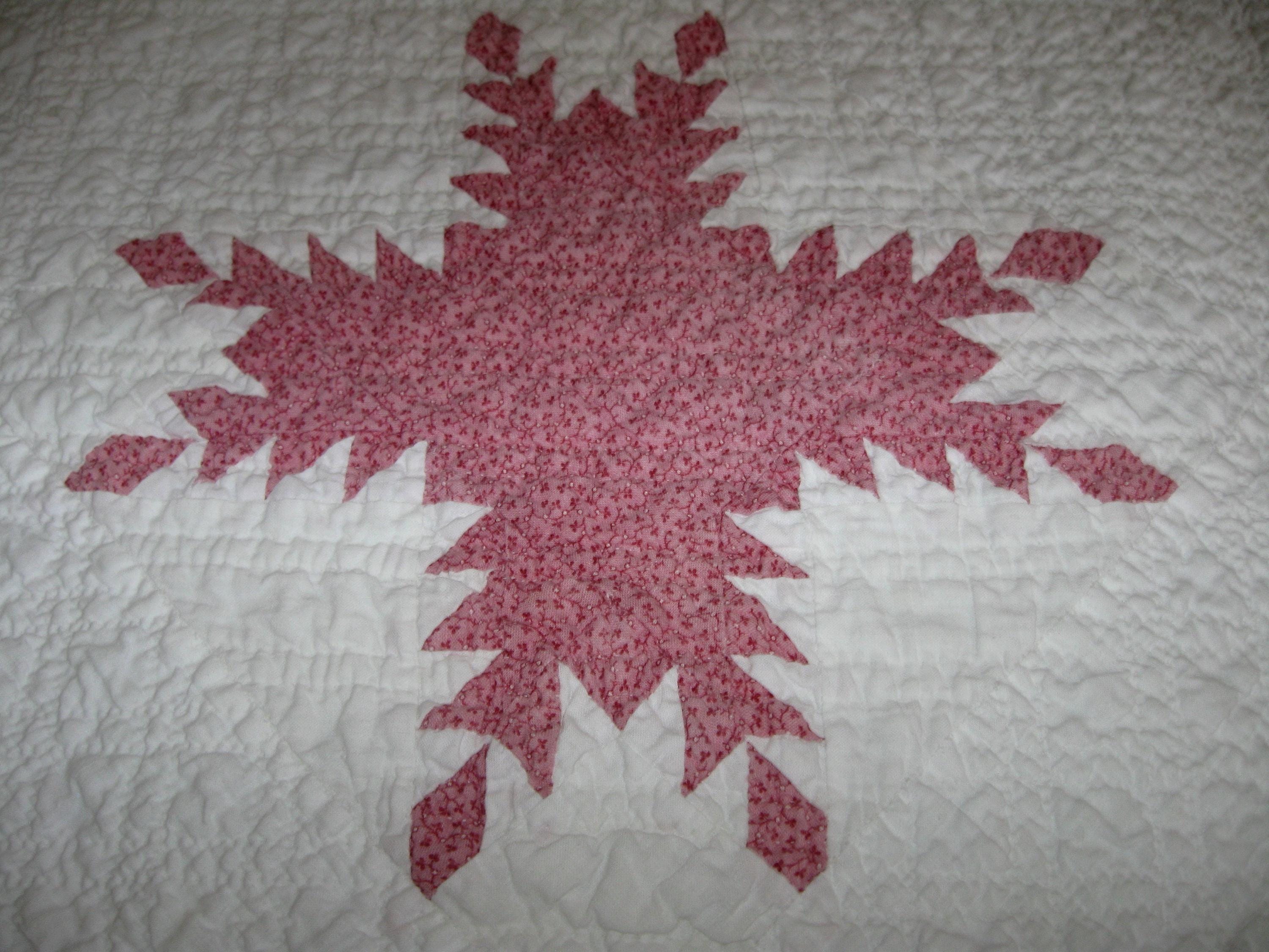 よしよし　　　OLD CALICO PATCH WORK QUILT hippie vintage calico prints puff quilt comforter, patchwork