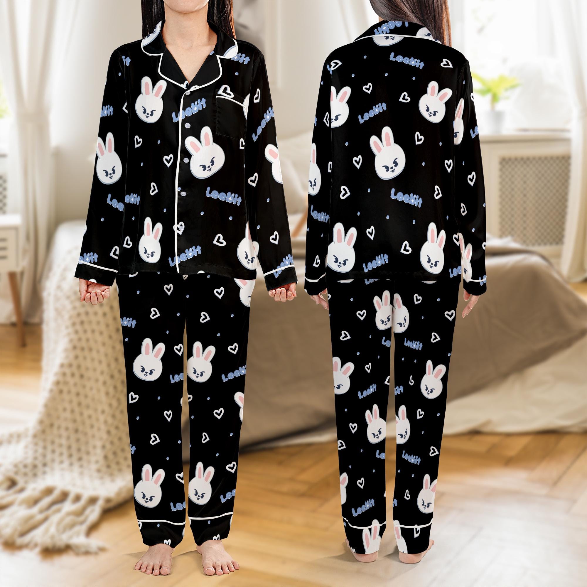 SKZOOパジャマ リノ Lee Know Skzoo Pajama Set, Stray Kids Kpop Sleepwear PSN1562-1563