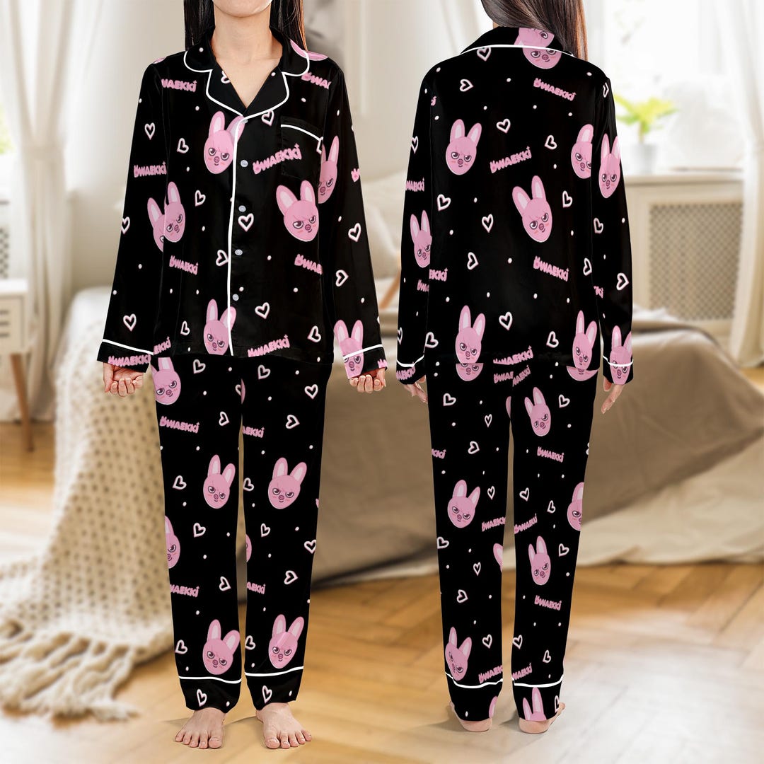 Changbin Skzoo Pajama Set, Stray Kids Kpop Sleepwear PSN1568-1569