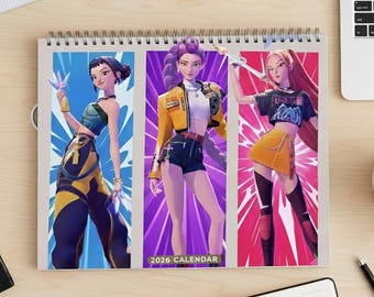 CALENDRIER DE BUREAU Photo TRÉSOR 2024 2025 Calendrier Rose