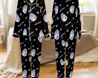 Lee Know Skzoo Pajama Set, Stray Kids Kpop Sleepwear PSN1562-1563