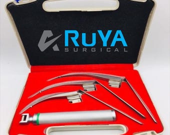 Poignée De Laryngoscope à Fibres Optiques - Qualité Allemande, Pour Anesthésie/urgences, Neuf