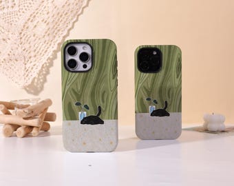 Black Cat,iPhone Case Cover for iPhone 17 16 15 14 13 12 11 Pro Max,iPhone Air/16e 15 14 Plus,Case for Mini 13 12 X XS XR SE