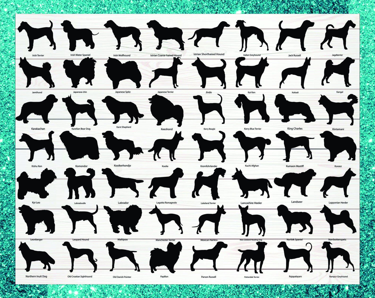 298 BREEDS DOG SVG Bundle Dogs clipart Dogs svg files for | Etsy