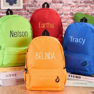 Personalized Backpack,Embroidered Toddler Backpack,Custom Travel Kids Backpack,Back To School Bag,Children&#39;s Day Gift,Birthday Gift For Kids