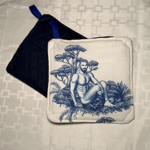 NSFW Nature Boys Pot Holders