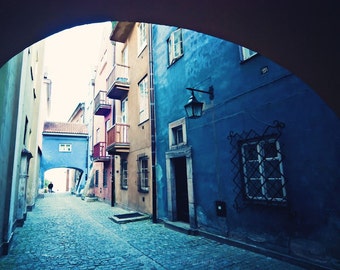 Vintage Blue ||| Eastern Europe Art | Architecture Decor | Travel Photography | Urban Wall Decor