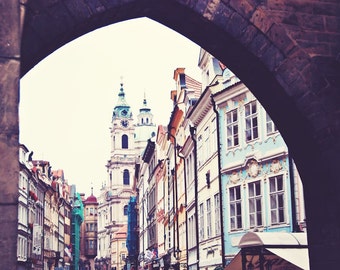 Praagse Boog ||| Reisfotografie | Tsjechië | Stadszicht | Urban Wall Decor | Pastel