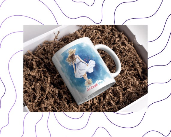 Candy Day Power Mug Print: DIY Sublimation Template (Digital Download)
