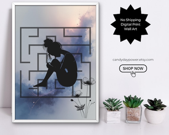 Mystic Woman Bloom Labyrinth