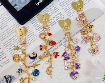 Cadena personalizada para Kindle, accesorio para lector electrónico, regalo para amantes de la lectura.