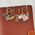 Custom Paper Clip Bookmark, Journal Notebook Planner Charms Accessories, Page Saver Holder, Bookish Gift for Book Lover product logo