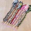 Scarf Bag Chain Handbag Wrap, Silk Scarf Purse Strap, Personalized Handbag Keychains, Bag Accessories, Gift for Women