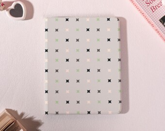 Neutral Star Pattern iPad Case with Auto Wake for iPad Pro 2025 13" 11",iPad Air 7/6/5th,iPad 7/8/9th Mini 8.3" 7.9" Cover,Personalized Gift