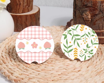 Personalized Unique Car Coasters,Accessories Car Coasters,Auto Cup Holder Coaster,Customized Car Coasters,Coasters for Car,Cute Car Coasters
