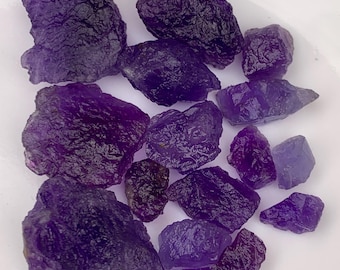 最高品質のUV反応性ハックマナイトハート5個、ハックマナイトストーン