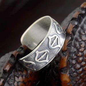 Minimalist Sterling Silver Open Band Ring, Handmade Adjustable Ring for Men & Women, Modern Unisex Statement Jewelry