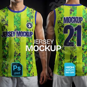 Basketball Jersey PSD Template: DIY Team Shirt Design (Digital Download)