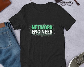 Grappig T-shirt netwerkingenieur, T-shirt Sysadmin & Cybersecurity, IT-professional cadeau