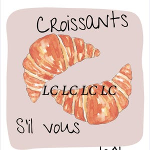 Croissant Digital Art