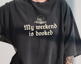 Camiseta de Halloween para amantes de los libros, regalo para amantes de los libros, camiseta para amantes de los libros, regalo para lectores, camiseta para amantes de la lectura, regalo para amantes de los libros, camiseta gótica de lectura