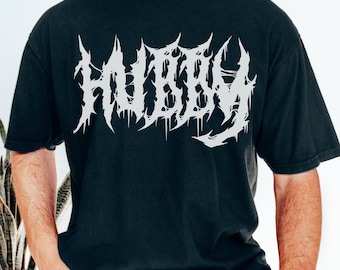 Emo Husband Shirt, Wedding Day T-shirt, Gothic Husband Gift, Wedding Gift for Groom, Honeymoon Graphic Tee, Shirt for Groom