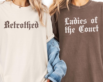 Personalized Medieval Bachelorette Shirt, Custom Fantasy Bridal Party Tee, Renaissance Fair Bachelorette