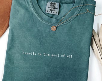 Camiseta de Shakespeare, camiseta con cita motivacional, camiseta para amantes de los libros, camiseta para amantes de la lectura, camiseta para escritores, camiseta de poesía