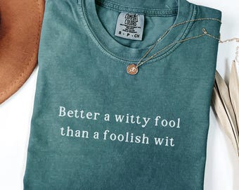 Camiseta de Shakespeare, camiseta con cita motivacional, camiseta para amantes de los libros, camiseta para amantes de la lectura, camiseta para escritores, camiseta de poesía