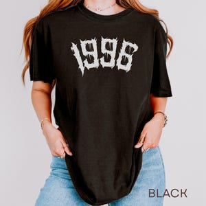 Emo 30th Birthday Shirt, Gothic 1996 Birthday Shirt, 30th Birthday Gift, Birthday Tee