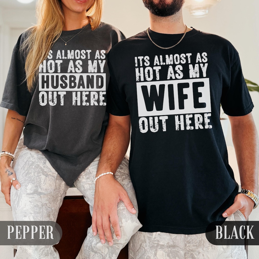 Funny Matching Couples Shirts, Newlywed T-shirt, Anniversary Gift for ...