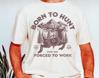 Funny Hunting Dad Shirt: Comfort Colors Tee, Gift for Hunter