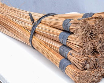 Natural Coconut Leaf Broom Sticks (Outdoor Igbale, Garden Broom from Nigeria)