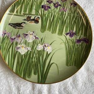 Franklin Mint Bird and Flowers Collector Plates Stunning beautiful