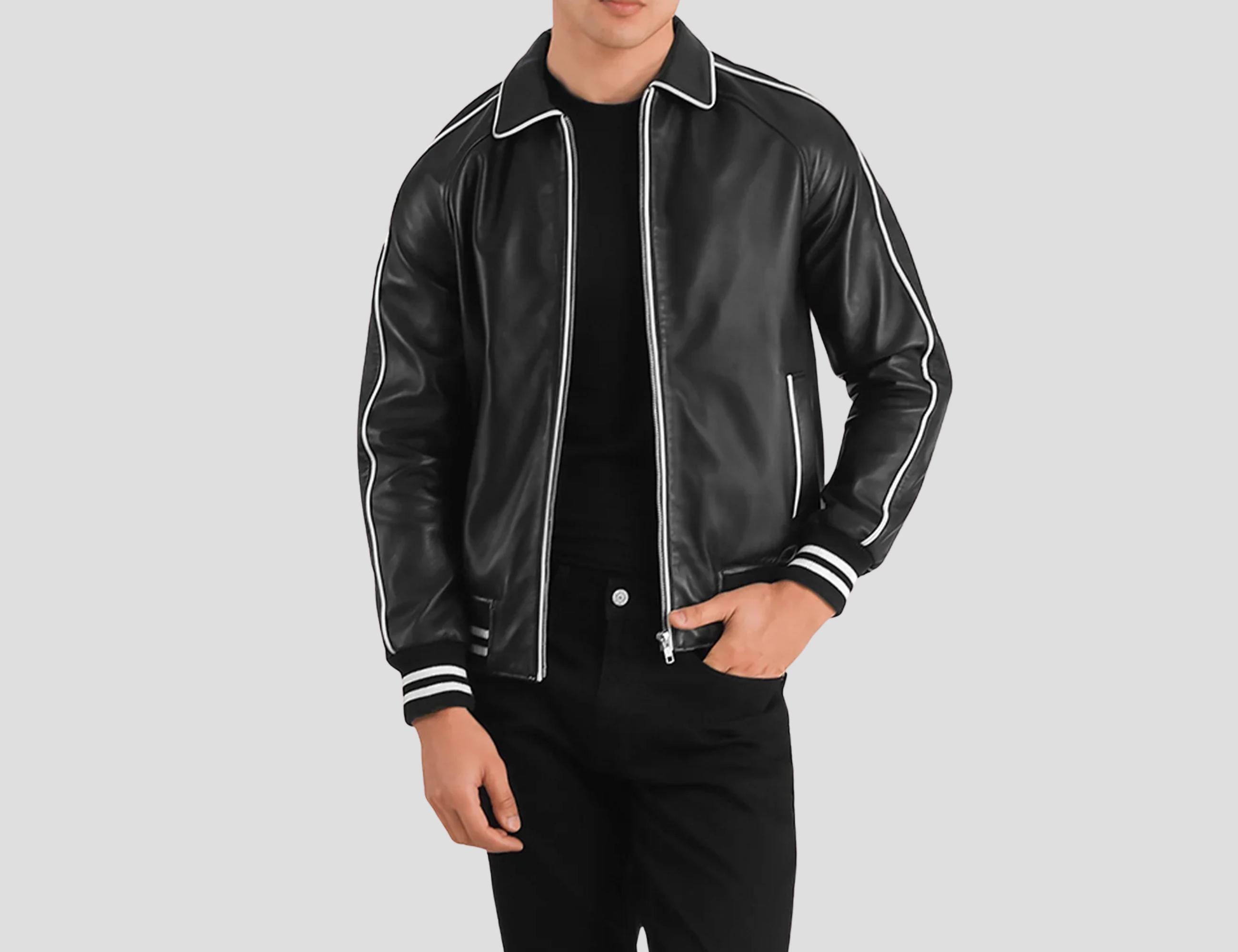 Cooper Leather Jacket - Etsy