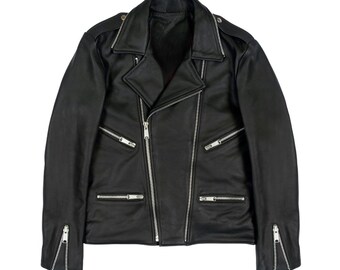 リックオウエンス　デストロイレザージャケット ブリスター　ブラック リックオウエンス デストロイレザージャケット ブリスター ブラック