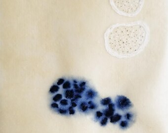 Daily Drawing February 28, 2018 / Cellular Forms / Mixed Media Drawing with Beeswax