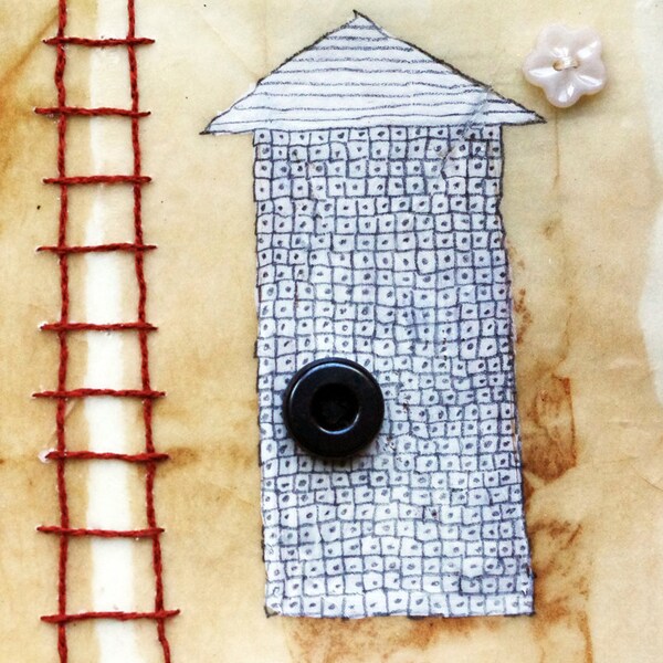Page From The Book of Going Up and Going Down / Mixed Media
