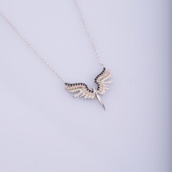 Unique Little Angel Necklace in 925 Sterling Silver - Symbol of Love and Protection, Birthday Gift, Valentine's Day Gift, Women's Necklace