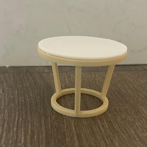Dollhouse mini furniture, coffee table, 1:12 scaled, 3D print, digital file, stl